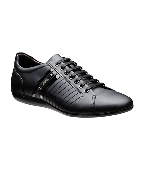 versace collection patent leather shoes|Versace collection shoes men.